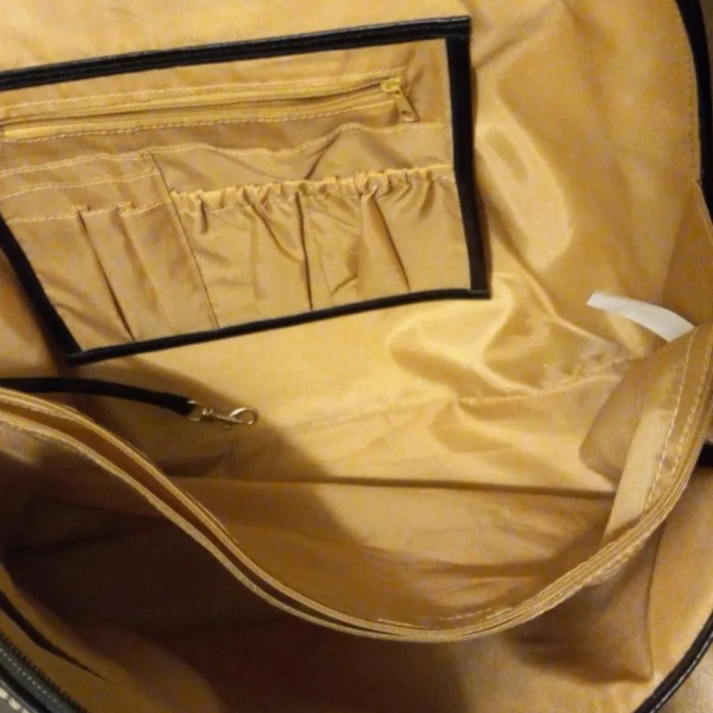 Black Croc Laptop Bag